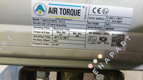 AT501U PNEUMATIC ACTUATOR