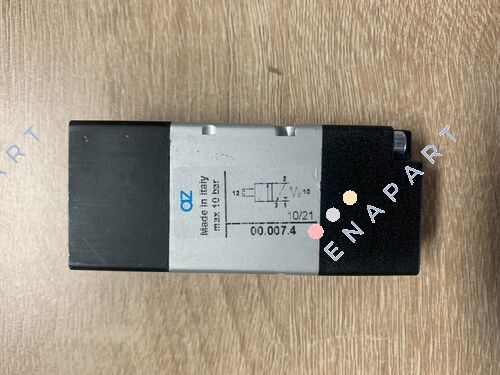 00.007.4 3/2-Way Pneumatic Valve with Push Button Actuation