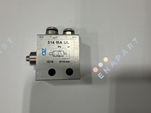 (08.060.4) 314MA UL 3/2-Way Micro Valve with Actuator Adaptor for Panel Mounting