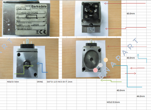 0409-123 / X1T-4000-25-GE262 pressure switch