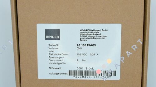 76 13113A03-0001 Spring-Applied Single-Disc Brake