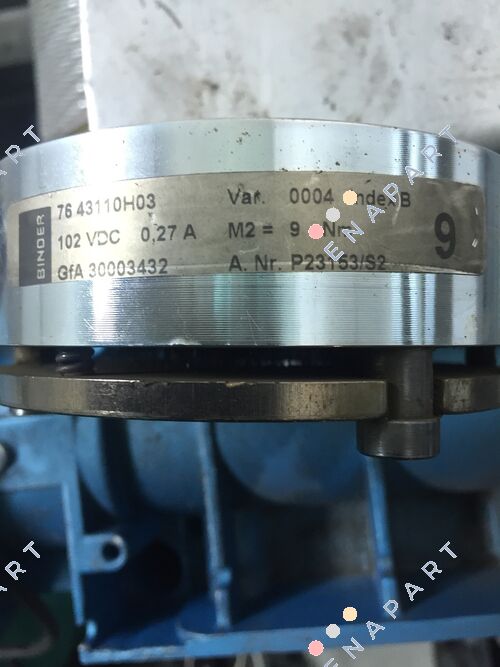 76 43110H03-0004 Spring-loaded single-disc brake