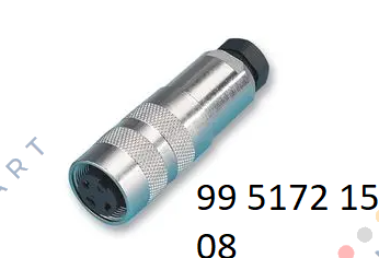 99 5172 15 08 M12 Circular Connector