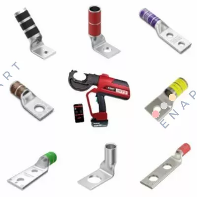 7307031, 1-6R Non-Insulated Crimp Ring Terminal, 0.34-1.5 mm², M6 Stud, Red