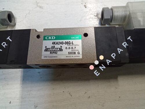4KA240-06G-L-DC24V 5-Port Pilot-Operated Solenoid Valve