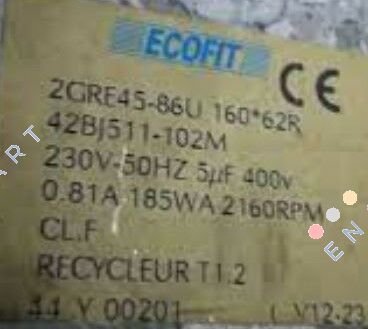 2GRE35 160x62R C27-A0p CENTRIFUGAL FAN