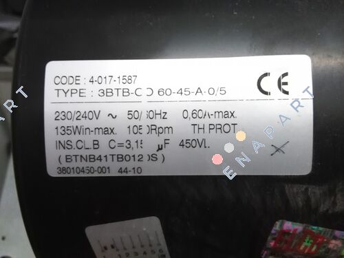 GMV 3BTB.CO.60.45.A.0/5 *40171587* 1893000729 fan coil motor