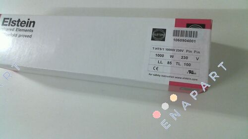 T-HTS/1 1000 W 230 V High-Temperature Infrared Panel Heater with Integrated Thermocouple