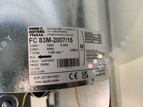 FC83M-2007/15 3075052 ventilators