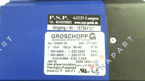 WK 1777901 AC-ASYNCHRON-GETRIEBE-MOTOR