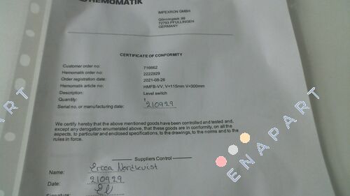 CERTIFICATE OF ORIGIN Certification Document