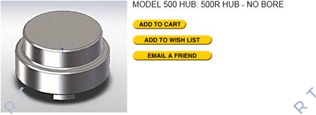 500 XNO BORE  Magnaloy Coupling Hub, M500R