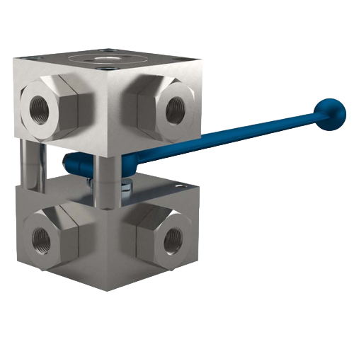 3-AND 4-WAY BALL VALVE COMBINATIONS WITH THREADED CONNECTIONS
