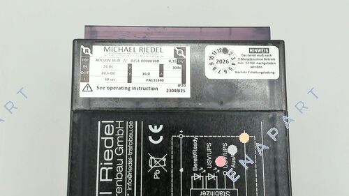 0251- 0000016D / RDCUSV16D DC20,6V Parallel-USV-Anlage