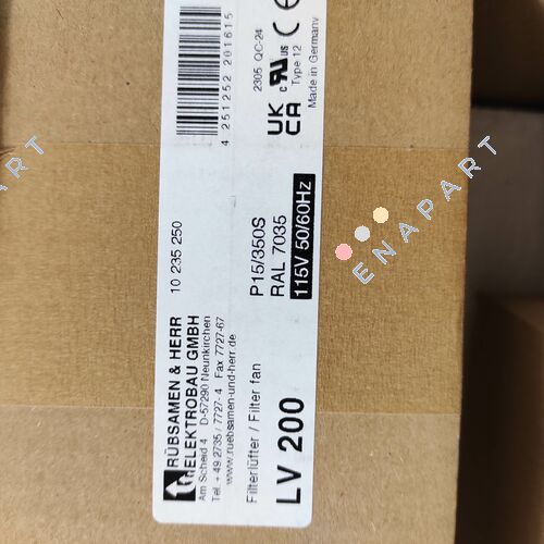 LV 200 - 115V AC Control cabinet and housing ventilation