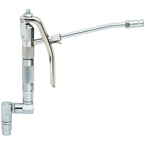 Grease gun with rigid terminal