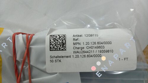 1.20.126.604/0000 Switch element RAFIX 22FS+
