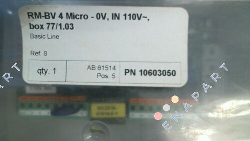 10603050 (RM-BV4) Filter Control