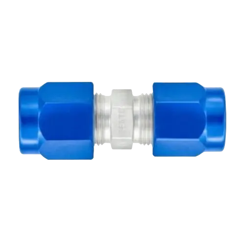 Aluminium - Straight unions with tube connection