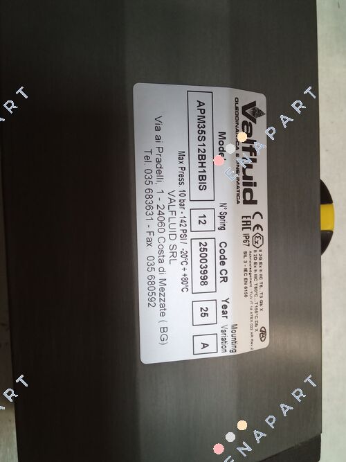 APM35S12BH1BIS PNEUMATIC ACTUATOR