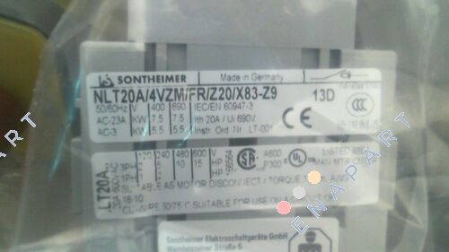 NLT20A/4VZM/FR/Z20/X83-Z9 Emergency stop switch