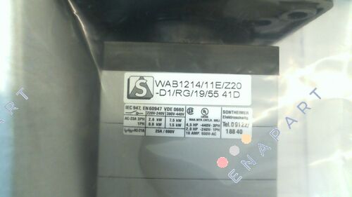 WAB1214/11E/Z20-D1RG/19/55 selector switch