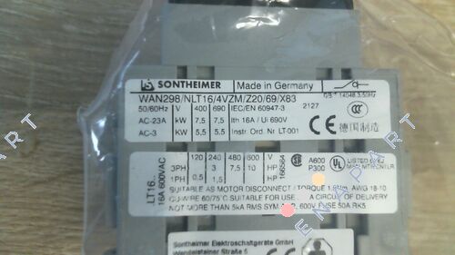 WAN298/NLT16/4VZM/Z20/69/X83 Special on load switch