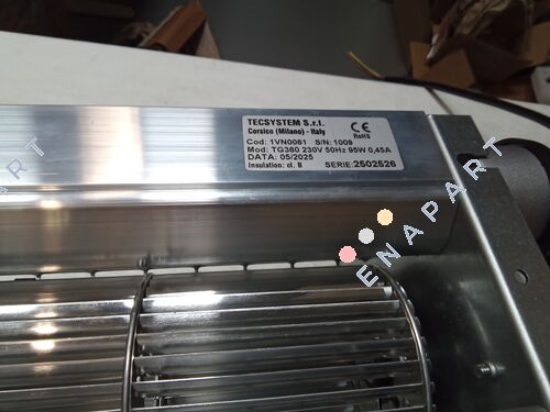 1VN0061 / TG360 230V 50HZ + CABLE L=400MM Fan