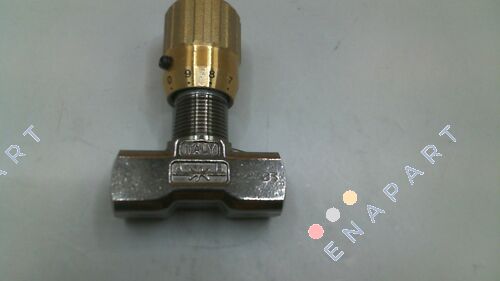 240-070-01000   /  FT1237/2-01-18 Throttle valve 1/8 "brass max 210bar - 2.2 l / min.