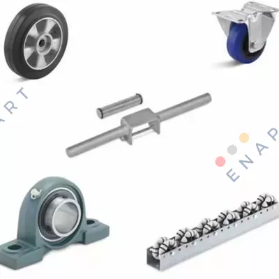 0021081 / L-IM-PAM-200-K-3-DSN Medium duty swivel roller stop polyamide wheel ball bearing 200mm