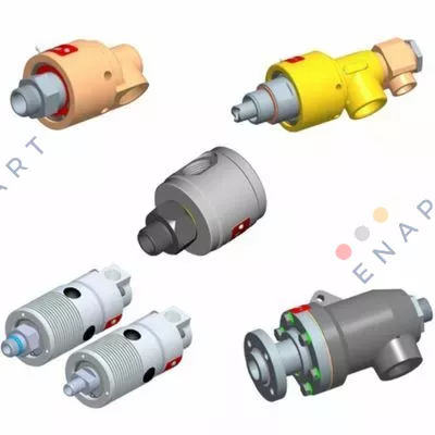 GR 10 F LH Two-way rotary joint