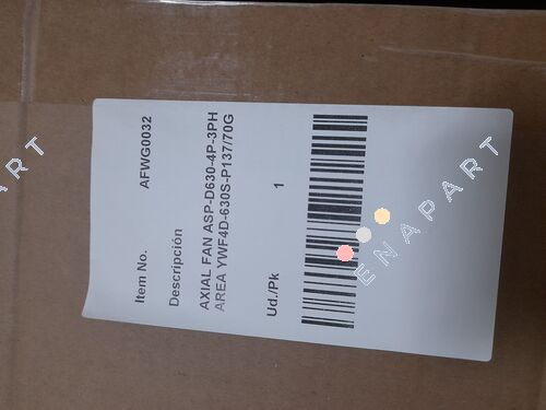 ASP-D630-4P-3PH / YWF4D-630S-P137/70G axial fan