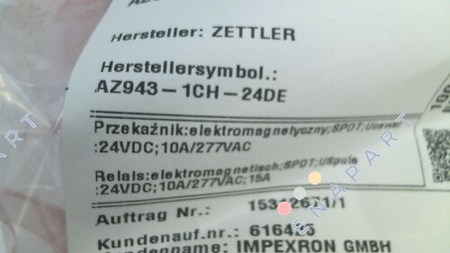 AZ943-1CH-24DE relay