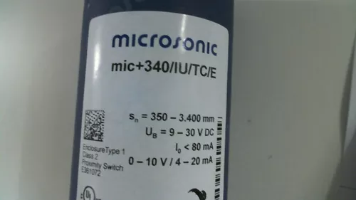 Ultraschallsensor microsonic crm+340/IU/TC/E